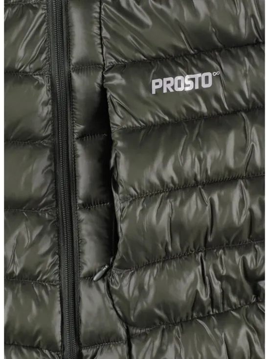PROSTO. Kurtka przejściowa Light Weight Zielony Regular Fit