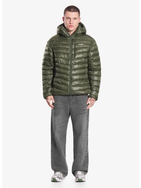 PROSTO. Kurtka przejściowa Light Weight Zielony Regular Fit