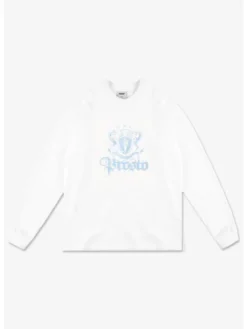 PROSTO. Longsleeve Crest Biały Regular Fit