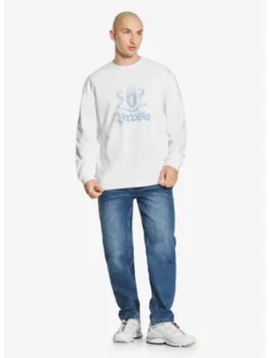 PROSTO. Longsleeve Crest Biały Regular Fit