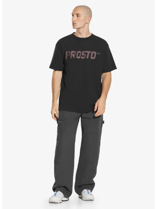 PROSTO. Spodnie materiałowe Utility Szary Regular Fit