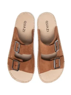 QUAZI Espadryle QZ-63-04-000623 Brązowy