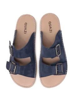 QUAZI Espadryle QZ-63-04-000623 Granatowy