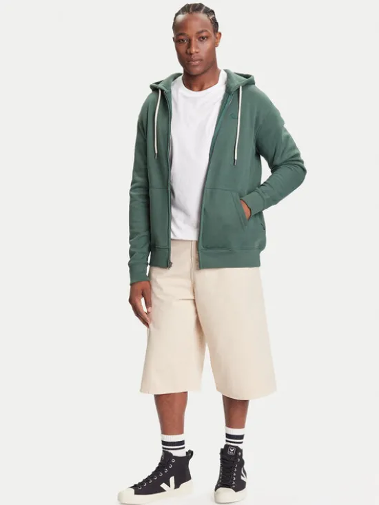 Quiksilver Bluza EQYFT05160 Zielony Regular Fit