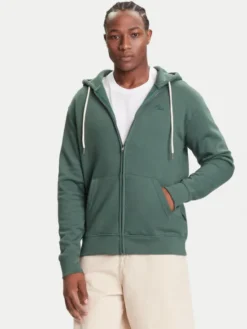 Quiksilver Bluza EQYFT05160 Zielony Regular Fit