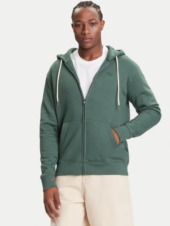 Quiksilver Bluza EQYFT05160 Zielony Regular Fit