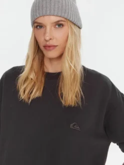 Quiksilver Bluza Essential Crew EQWFT03190 Szary Standard Fit