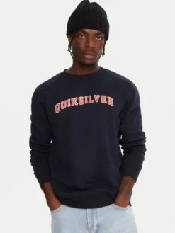 Quiksilver Bluza Graphic EQYFT05132 Granatowy Regular Fit