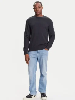Quiksilver Bluza Salt Water Crew EQYFT05158 Czarny Regular Fit