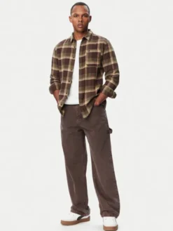 Quiksilver Jeansy YG Baggy EQYDP03510 Brązowy ciemny Baggy Fit