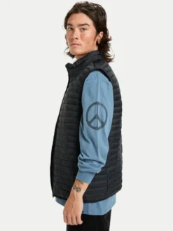 Quiksilver Kamizelka Scaly Sleeveless EQYJK04191 Czarny Regular Fit
