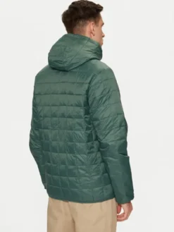 Quiksilver Kurtka przejściowa Check Mate EQYJK04095 Zielony Regular Fit