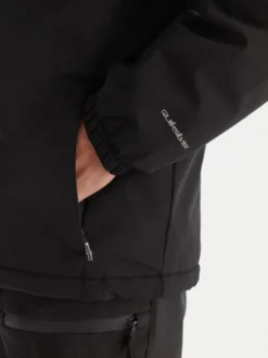 Quiksilver Kurtka przejściowa Overcast 3K EQYJK04202 Czarny Regular Fit