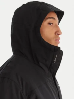 Quiksilver Kurtka przejściowa Overcast 3K EQYJK04202 Czarny Regular Fit