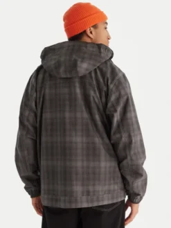 Quiksilver Kurtka przejściowa EQYTJ03489 Szary Regular Fit