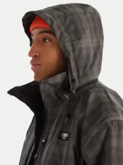 Quiksilver Kurtka przejściowa EQYTJ03489 Szary Regular Fit