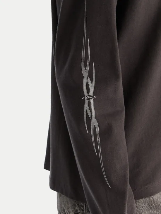 Quiksilver Polo Mercury Standard EQWKT03203 Szary Regular Fit