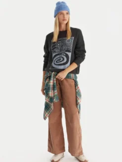 Quiksilver Sweter Barnwell EQWSW03026 Szary Regular Fit