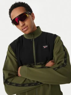 Reebok Bluza Artek RK25726CCM Zielony ciemny Regular Fit