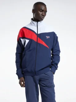 Reebok Bluza Classics Vector Track Top H54456 Niebieski Regular Fit