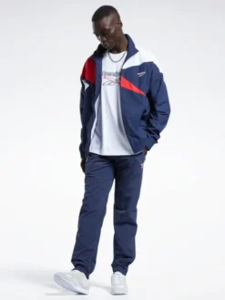 Reebok Bluza Classics Vector Track Top H54456 Niebieski Regular Fit