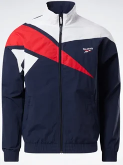 Reebok Bluza Classics Vector Track Top H54456 Niebieski Regular Fit