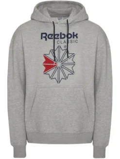 Reebok Bluza Hainrich RK25734CCM Szary jasny Regular Fit