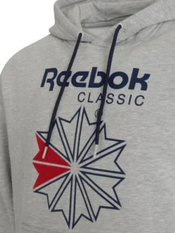 Reebok Bluza Hainrich RK25734CCM Szary jasny Regular Fit