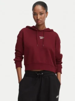 Reebok Bluza Ilona RK25712CCW Bordowy Regular Fit