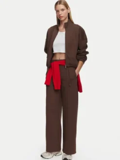 Reebok Bluza Lidka RK25979CCW Brązowy Relaxed Fit