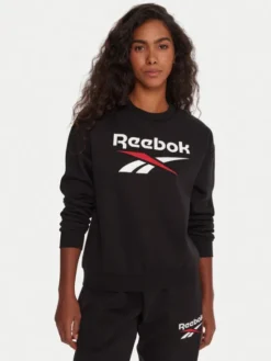 Reebok Bluza RK25169CCW Czarny Regular Fit