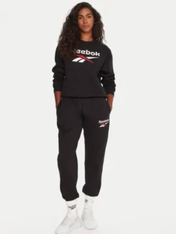Reebok Bluza RK25169CCW Czarny Regular Fit