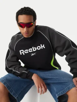 Reebok Bluza Tomasz RK25746CCM Czarny Regular Fit