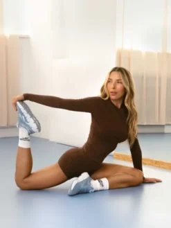 Reebok Kolarki Reebok X Ewa Chodakowska RK25314CCW Brązowy Slim Fit