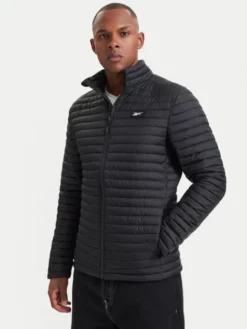 Reebok Kurtka przejściowa RCC00085 Czarny Regular Fit