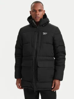 Reebok Kurtka zimowa RCC00077 Czarny Regular Fit