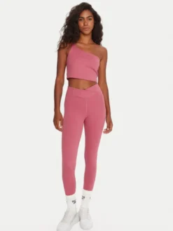 Reebok Legginsy Harlow Lux RK25183CCW Różowy Slim Fit