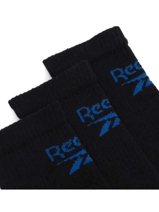 Reebok Skarpety długie R0258-SS24 (3-pack) Czarny