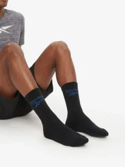 Reebok Skarpety długie R0258-SS24 (3-pack) Czarny