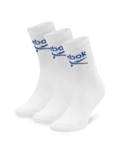 Reebok Skarpety długie R0255-SS24 (3-pack) Biały