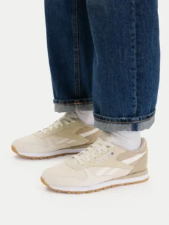 Reebok Sneakersy EO-CLASSIC LEATHER 100260988 Beżowy jasny