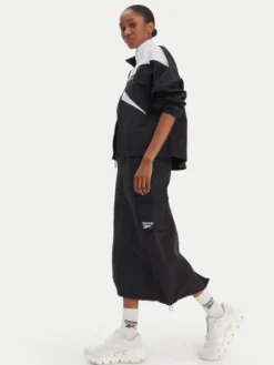 Reebok Spódnica midi Gabrielle RK25513CCW Czarny Regular Fit