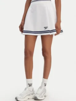 Reebok Spódnica mini Marta RK25491CCW Biały Regular Fit