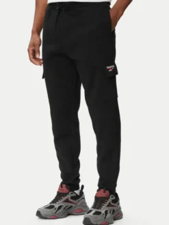 Reebok Spodnie dresowe Balint RK25740CCM Czarny Regular Fit