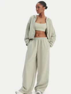 Reebok Spodnie dresowe Reebok x Ewa Chodakowska RK25624CCW Zielony Wide Leg