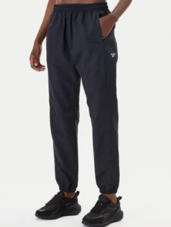 Reebok Spodnie dresowe Vector 100221435 Czarny Relaxed Fit