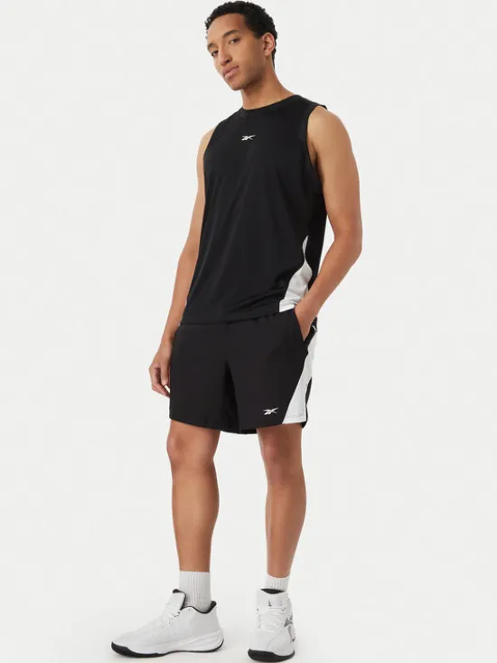 Reebok Szorty sportowe Błażej RK25879CCM Czarny Regular Fit