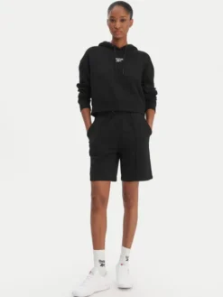 Reebok Szorty sportowe Sasha RK25510CCW Czarny Regular Fit