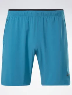 Reebok Szorty sportowe Strength 3.0 Shorts HS5938 Niebieski
