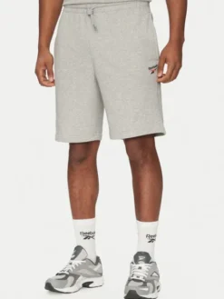 Reebok Szorty sportowe 100221793 Szary Regular Fit